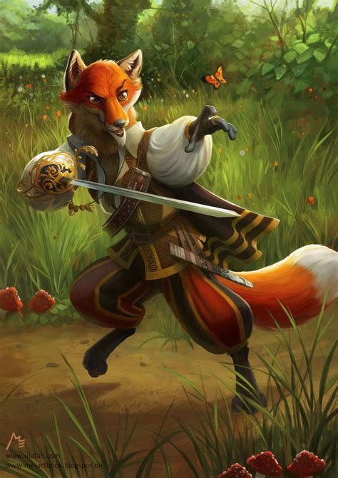 Fox Fencer By Vaejoun