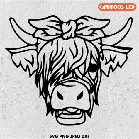 Free Highland Cow SVG | Karimoos