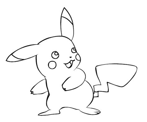 Get Pikachu Coloring Sheet Id