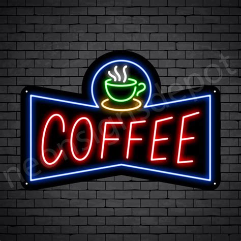 Coffee Neon Sign Coffee Small Cup Neon Signs Depot