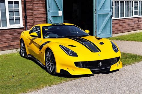 Hd Wallpaper Ferrari Yellow F12 Gate Tdf Wallpaper Flare