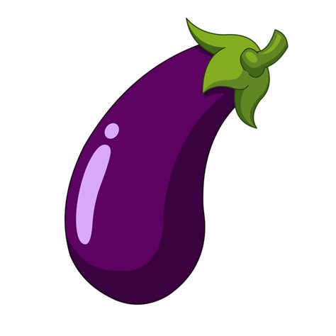 Purple Vector Eggplant Png File Png Mart