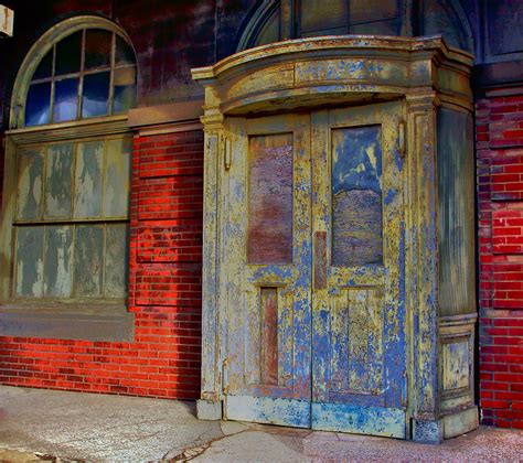 Train Station Door With Widow Photograph By William Rockwell Fine Art