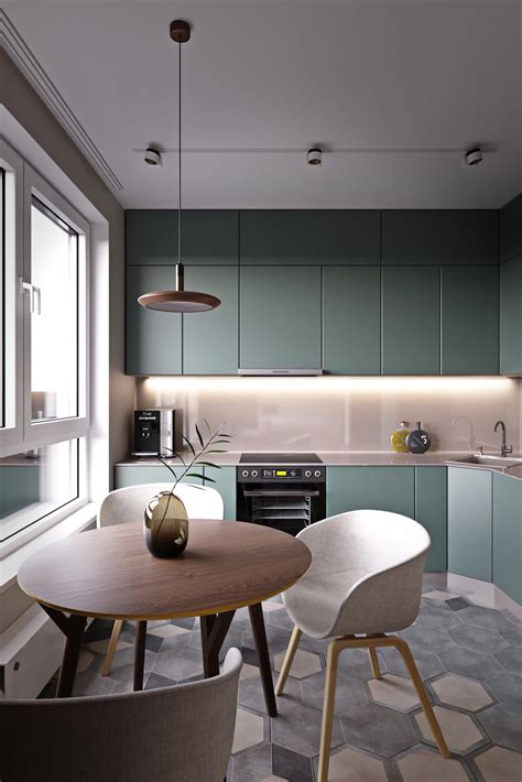 Fungsi dari dapur inilah yang membuat ruangan ini harus diperhatikan dan ditata dengan baik dan rapi. 2 One-Bedroom Home Apartment Designs Under 60 Square ...