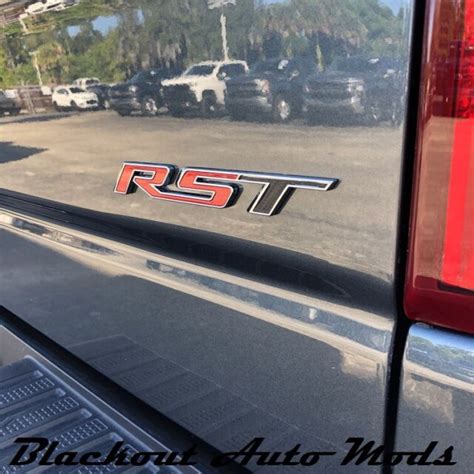Carbon Fiber Rst Tailgate Emblem Letter T Insert 2019 2020 Chevy