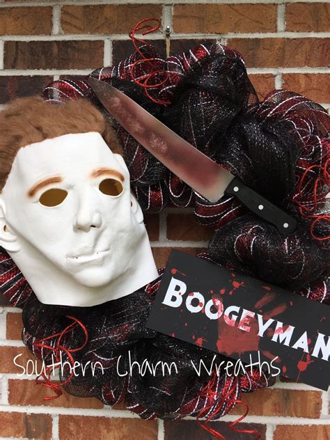 See more of michael myers of decatur on facebook. 24" Deco Mesh Michael Myers Boogeyman Halloween Wreath ...