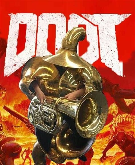 Doom Photoshop Tuba Man Tuba Boss Know Your Meme