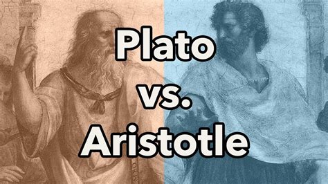 Plato Vs Aristotle Youtube
