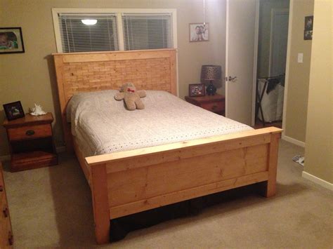 Ana White Diy Wood Shim Bed Plans Queen Diy Projects