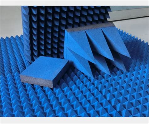 Foam Lightweight Pyramid Microwave Absorber For Anechoic Chamber
