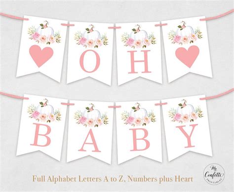 Printable Alphabet Banner Set Letters A To Z Numbers Plus Heart Diy