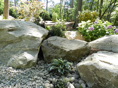 Landscaping With Boulders Bolton Landscape Design And Masonry Inc