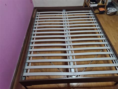 Ikea Sultan Luroy Slatted Bedframe Queen Size Furniture And Home Living