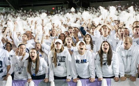 State College Pa Penn State Football White Out History By The Numbers
