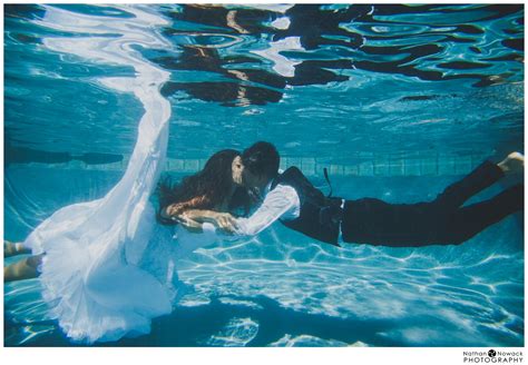 Trash The Dress Underwater Swimming Pool Photo Session With Jimmy