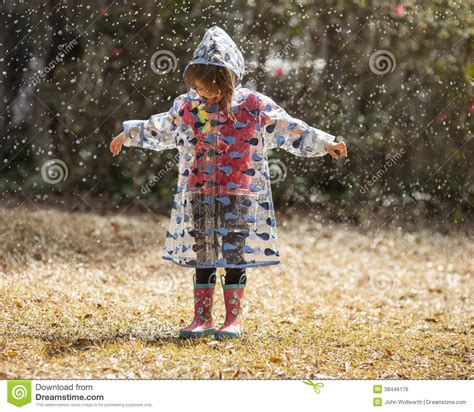 Kids playing basketball kid play sports child children silhouettes silhouette girls girls boy boys player players basket ball game. Little Girl Playing In The Rain Stock Photo - Image of ...