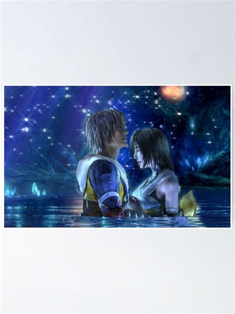 Tidus And Yuna Final Fantasy X Poster By Superboris Redbubble