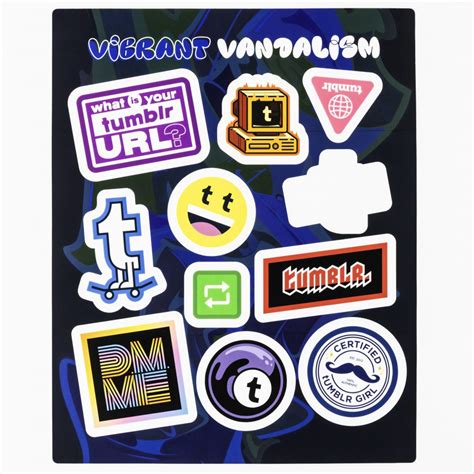 Vibrant Vandalism Stickers Tumblr Shop