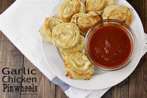 Garlic Chicken Pinwheels Recipe Snappy Gourmet