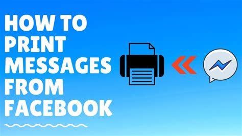 How To Print Messages From Facebook 2 Easy Ways Youtube