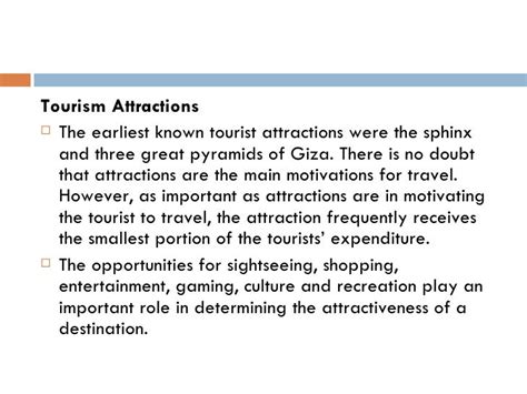 What Does Tourist Attraction Mean Tourist Destination In The World