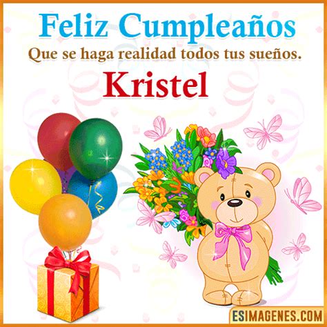º‿º Feliz Cumpleaños Kristel ️ 32 Tarjetas Y 