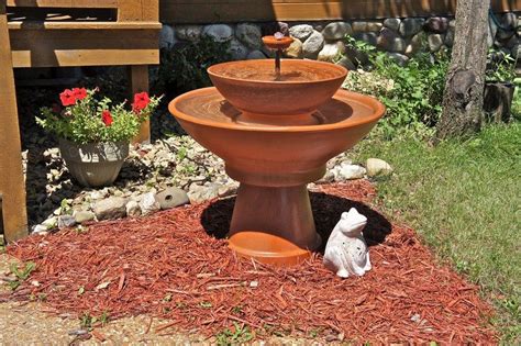 Water Feature Project How To Build A Terra Cotta Fountain The Owner