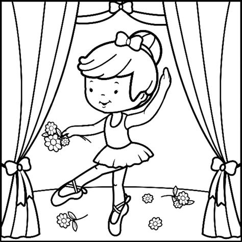 Follow this little ballerina along as she. Get This Free Ballerina Coloring Pages to Print t29m14