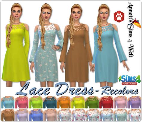 Realm Of Magic Dress Recolors At Annett S Sims 4 Welt
