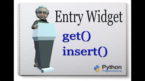 Python Tkinter Entry Widget Get Und Insert Methode 9 Youtube