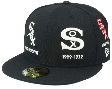 Chicago White Sox 59fifty Life Quickturn Black Fitted New Era Caps