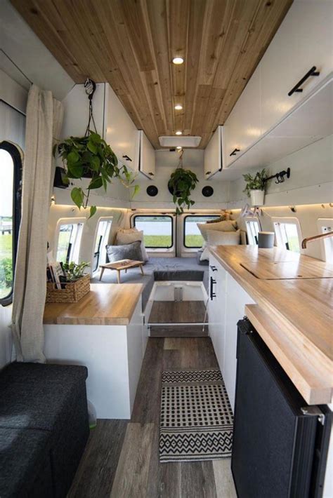 There are many different floor plan layouts that are offered by the recreational vehicle some features, or spiffy designs, may look very appealing, but may not necessarily fit you and your family. 50+ Camper Van Pictures That Will Inspire You To Create Your Own Tiny Home #futurehouse (With ...