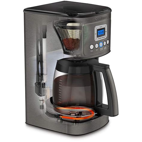 14 cup(s) coffee type used: Cuisinart DCC-3200BKS Perfectemp Coffee Maker Black ...