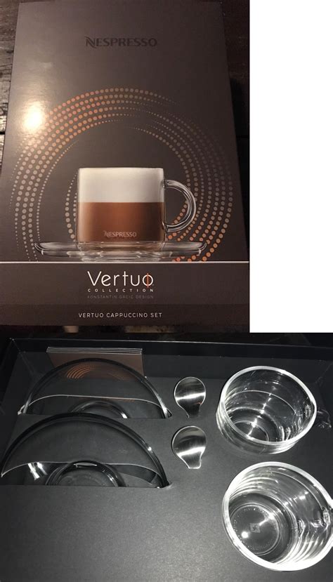 Nespresso View Collection Cappuccino Cups And Saucers Set Of Brand