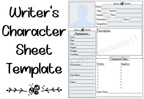 Character Template Sheet