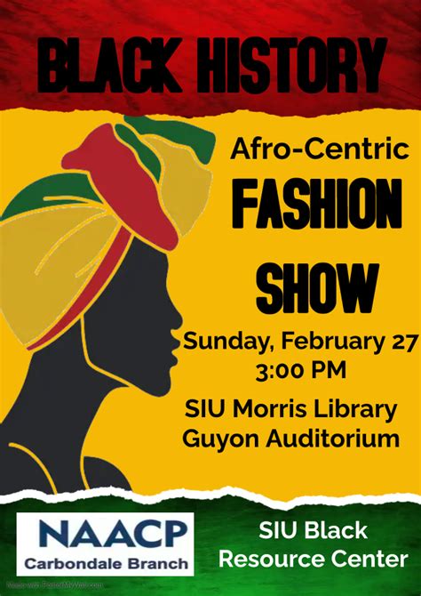 afro centric fashion show carbondale naacp