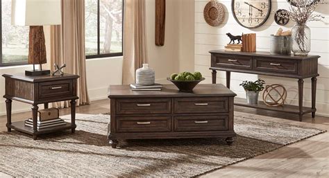 Homelegance Cardano Collection Driftwood Charcoal 1689 30 Occ Set At