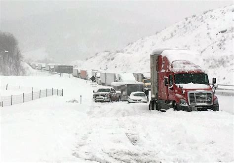 Stranded Motorists Dug Out Of Snow On Pennsylvania Turnpike The