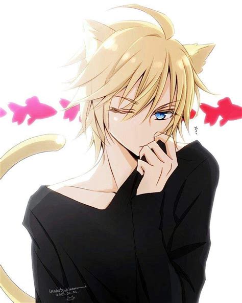 Image Result For Anime Cute Neko Boy Anime Cat Boy