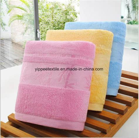 100 Bamboo Jacquard Bath Towel China Bamboo Towel And Bamboo Fiber