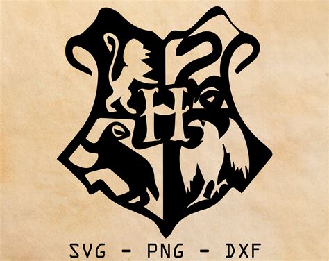 Harry Potter svg/png/dxf Cut File Silhouette Clipart | Etsy