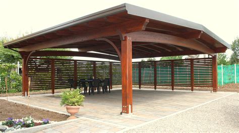 Wooden Carport Arco Proverbio Outdoor Design