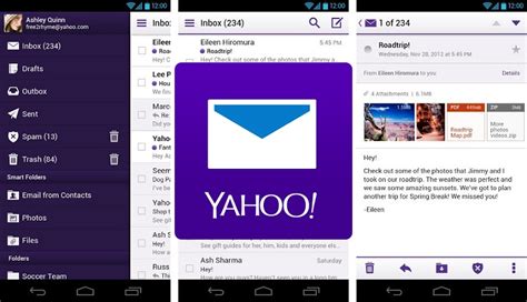 Yahoo Mail Homepage