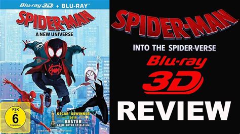 SPIDER MAN INTO THE SPIDER VERSE 3D Blu Ray Review YouTube
