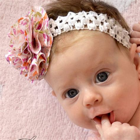 12 Adorable Baby Girl Headbands You Can Make Baby Flower Headbands