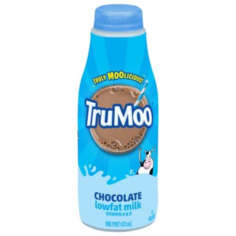 Trumoo Chocolate Low Fat Milk Pint 16 Fl Oz Smiths Food And Drug