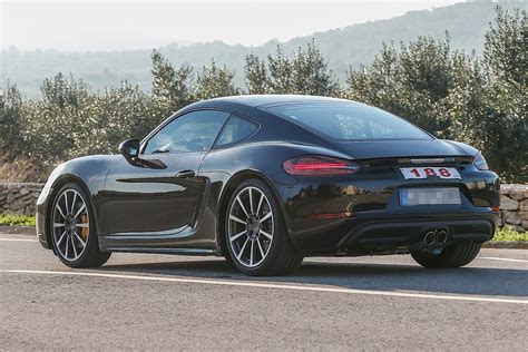 Porsche Cayman Spied Naked While Testing Turbo Four Engines Looks More Like The