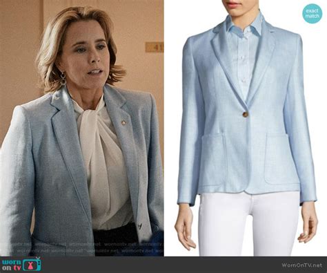 Wornontv Elizabeth’s Light Blue Blazer On Madam Secretary Téa Leoni Clothes And Wardrobe