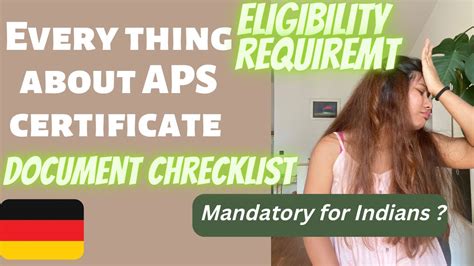 Everything About Aps And Testas Certificate Document Checklist