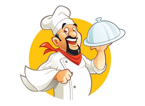 Cartoon Smiling Chef Character 615019 Vector Art At Vecteezy